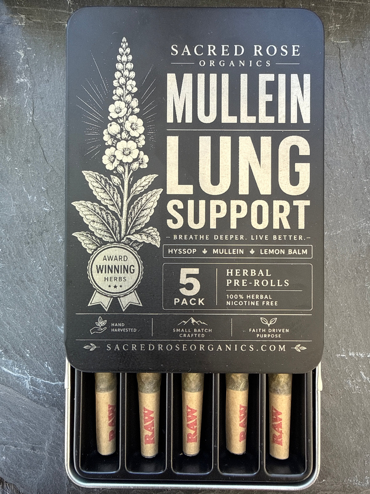 Lung Support Herbal Pre-Rolls (5 Pack)