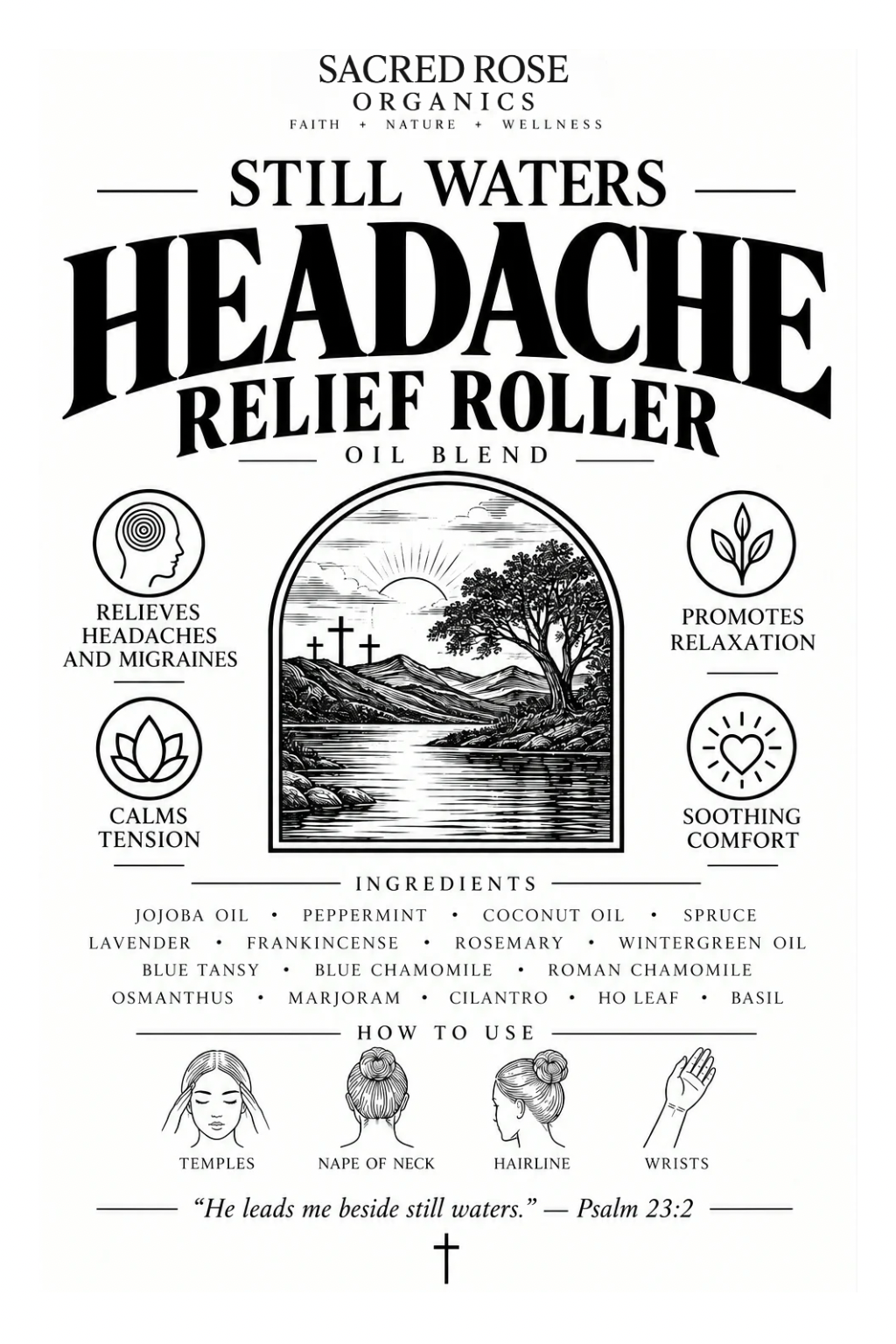 Still Waters Headache Relief Roller Oil