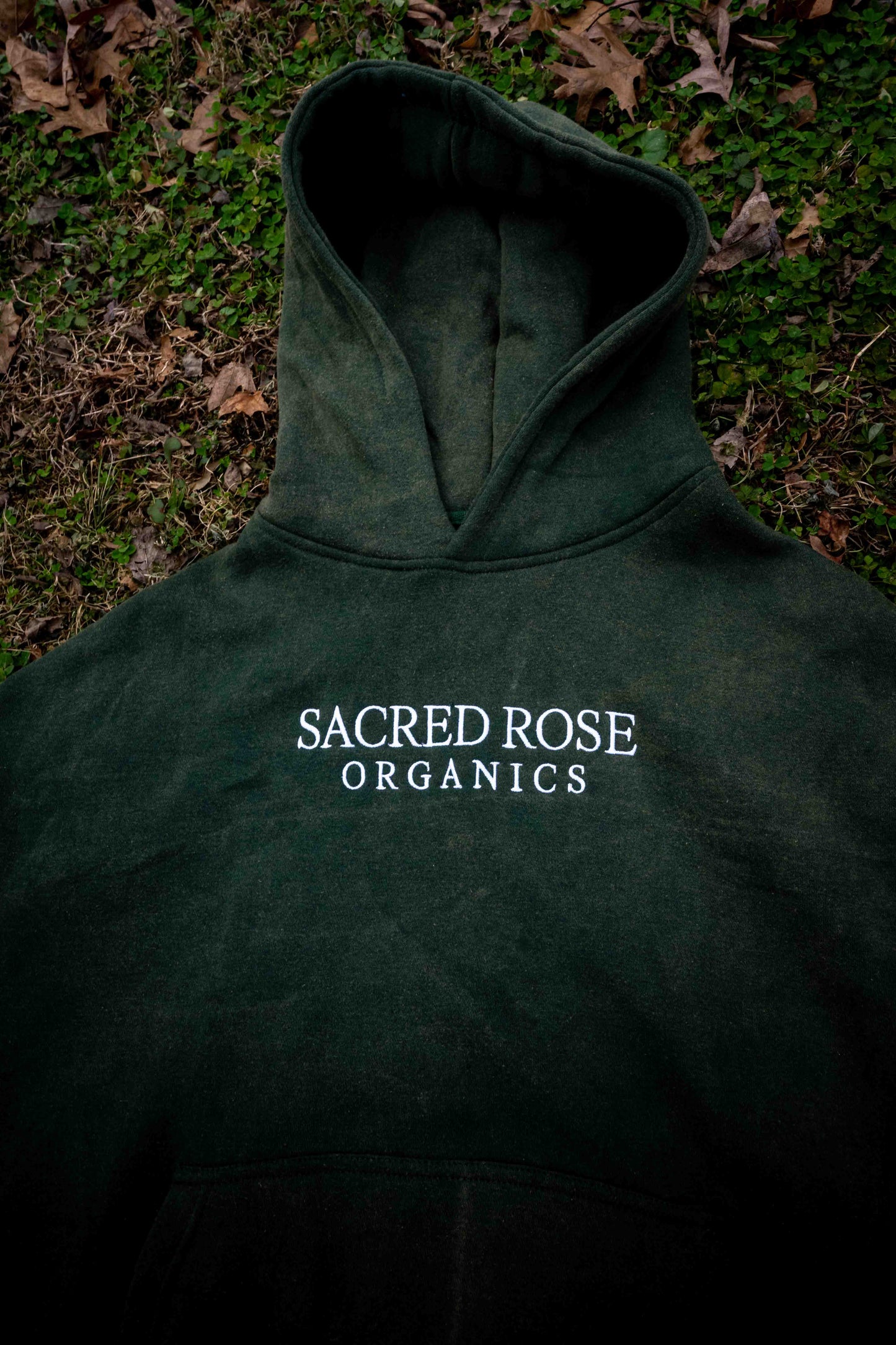 Proverbs 28:1 Sweatshirt Hoodie Heavyweight Embroidered Pullover