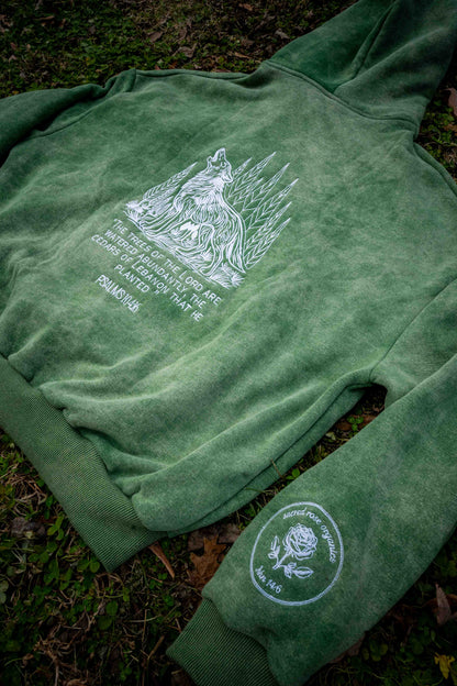 Psalm 104:16 Sweatshirt Hoodie Heavyweight Embroidered Pullover