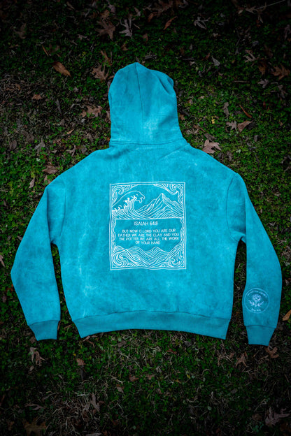Isaiah 64:8 Sweatshirt Hoodie Heavyweight Embroidered Pullover