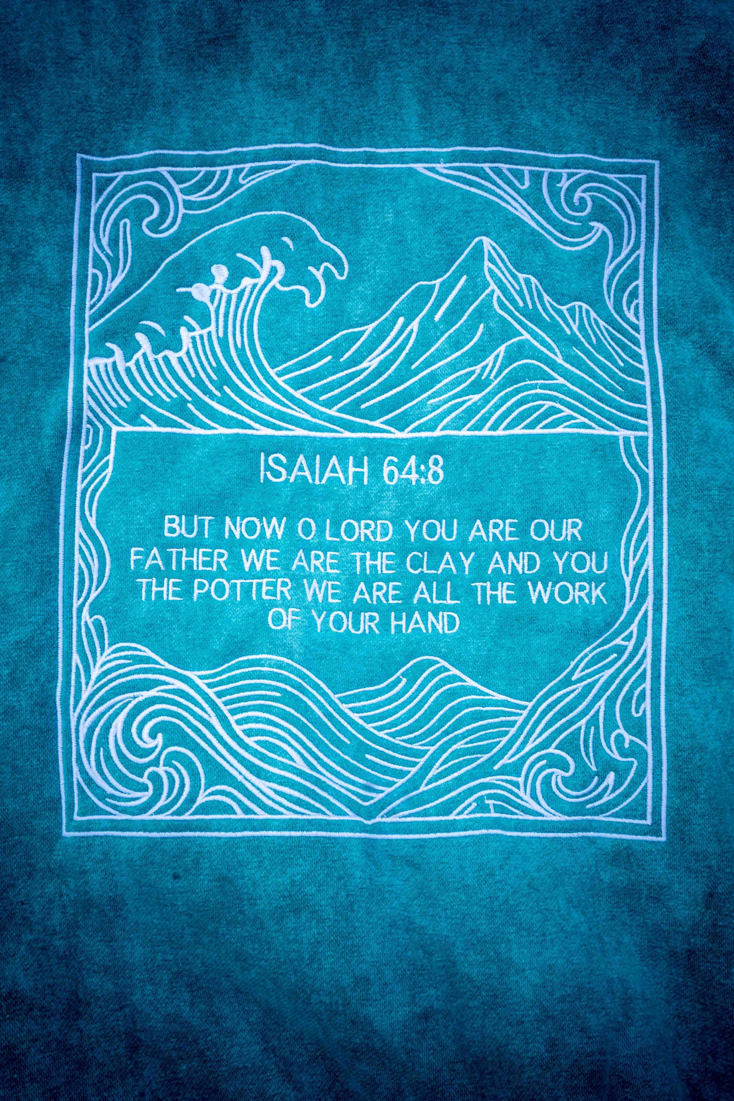 Isaiah 64:8 Sweatshirt Hoodie Heavyweight Embroidered Pullover