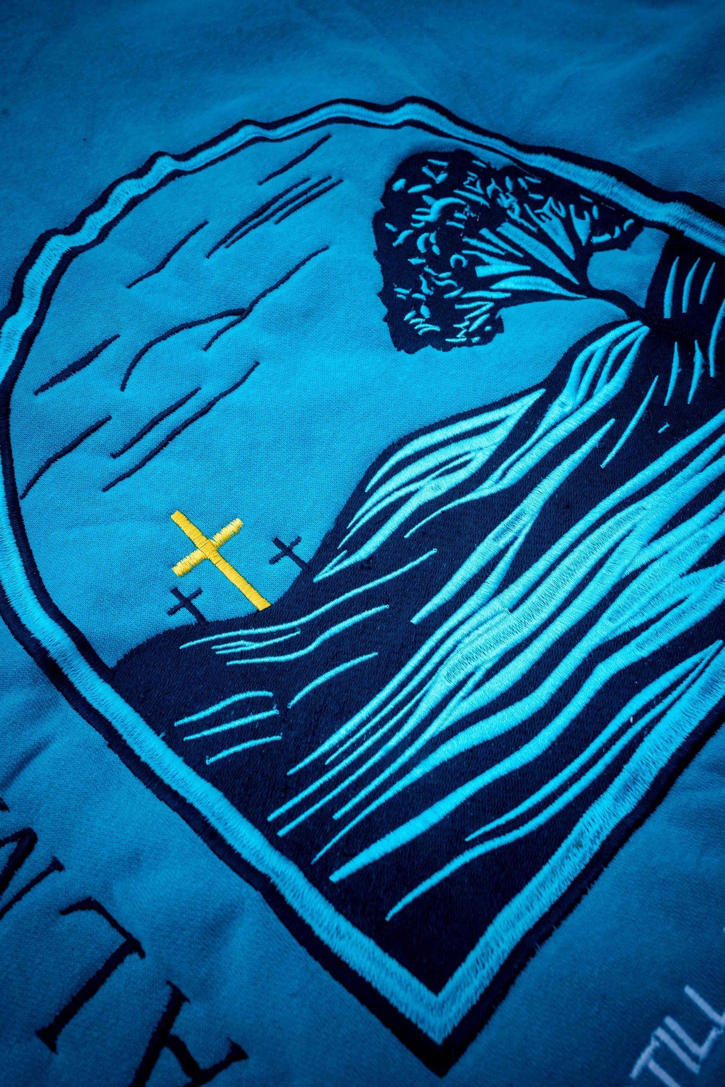 Psalm 46:10 Sweatshirt Hoodie Heavyweight Embroidered Pullover