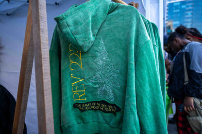 Rev 22:2 Sweatshirt Hoodie Heavyweight Embroidered Pullover